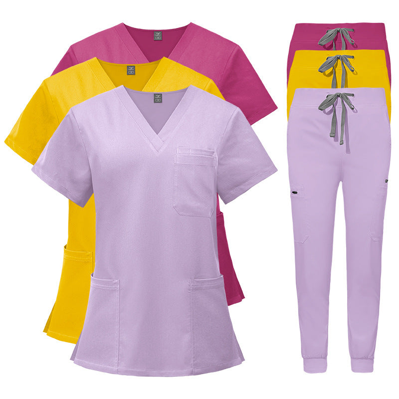 Multifunctional Pocket Surgical Gown Anesthesiologist Work Uniform