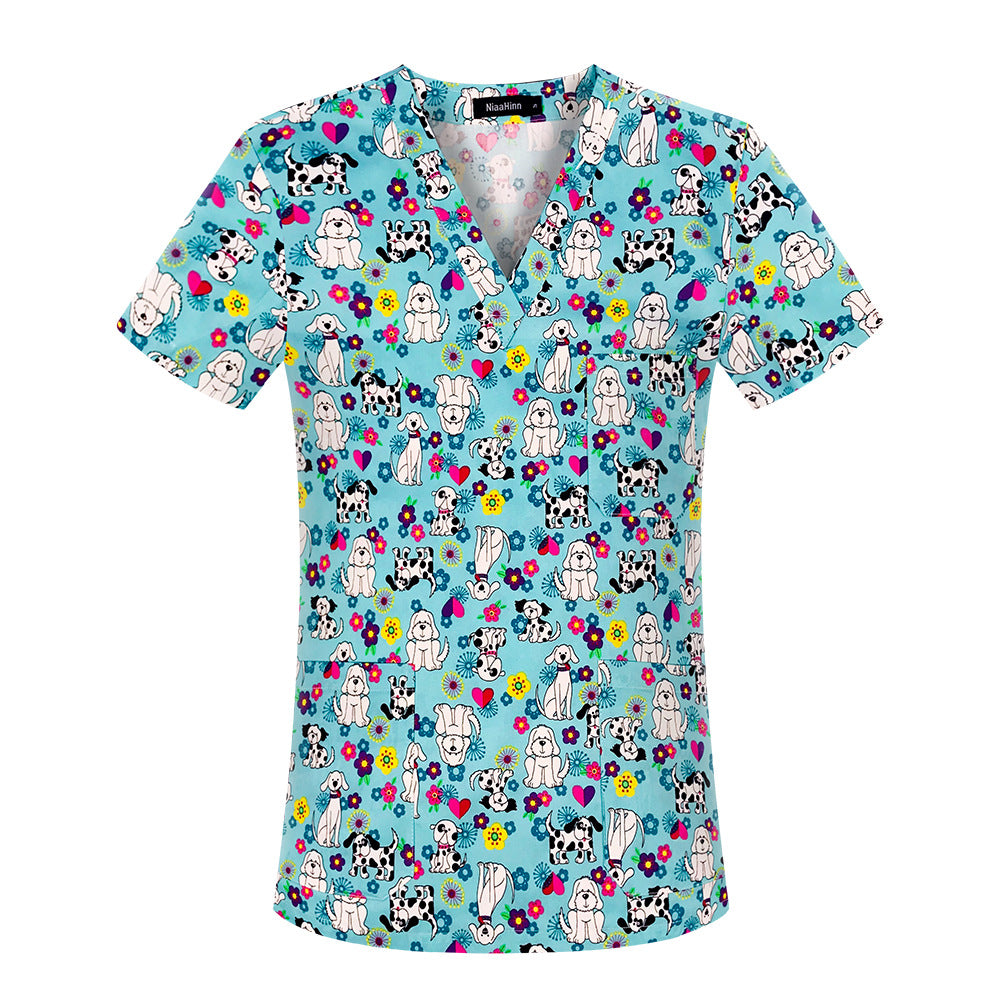 Women's & Men's & Hand Washing Clothes Brush T-shirt Uniform