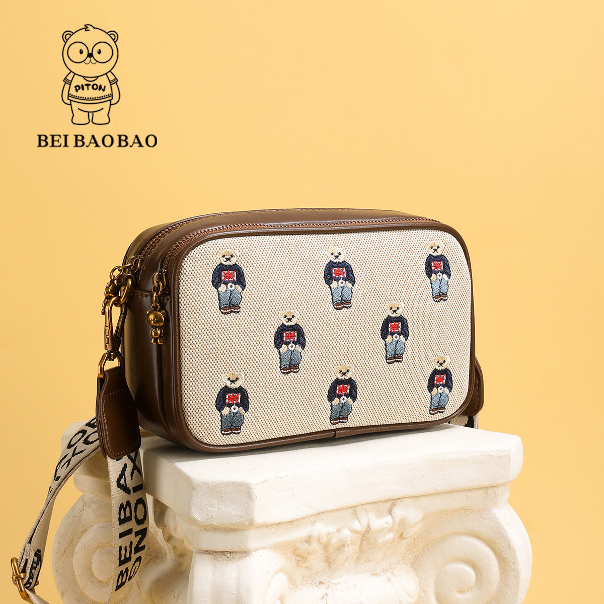 Women's Slouchy Stylish Source Cartoon Canvas Bags