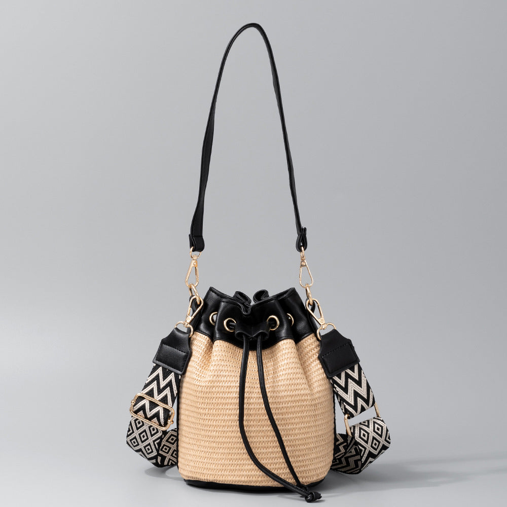Women's Straw Woven High Sense Niche Shoulder Bags