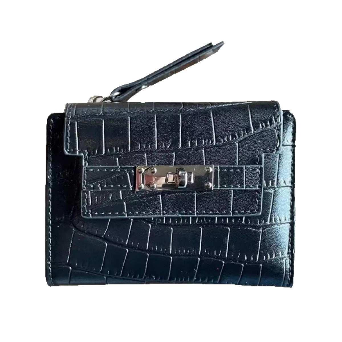 Women's First Layer Short Cowhide Integrated Light Ladies Wallet