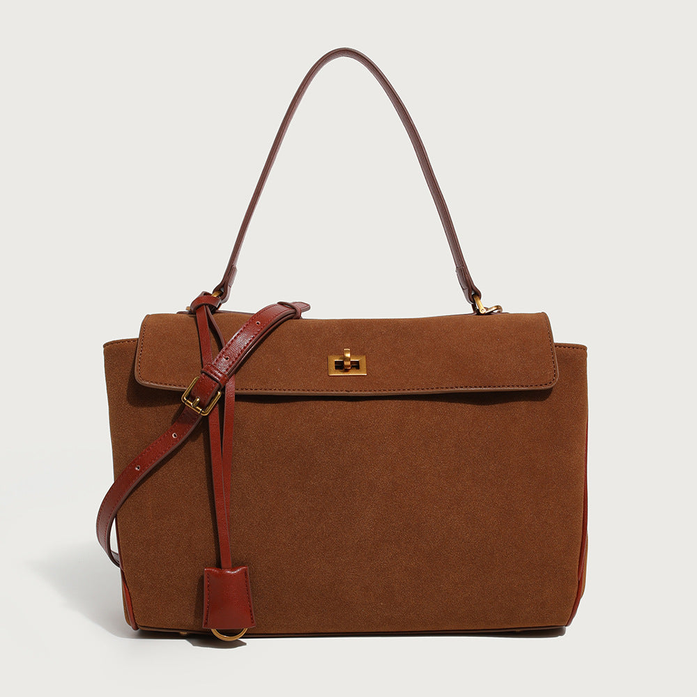 Women's Matte Leather Large Capacity Totes Fashion Shoulder Bags