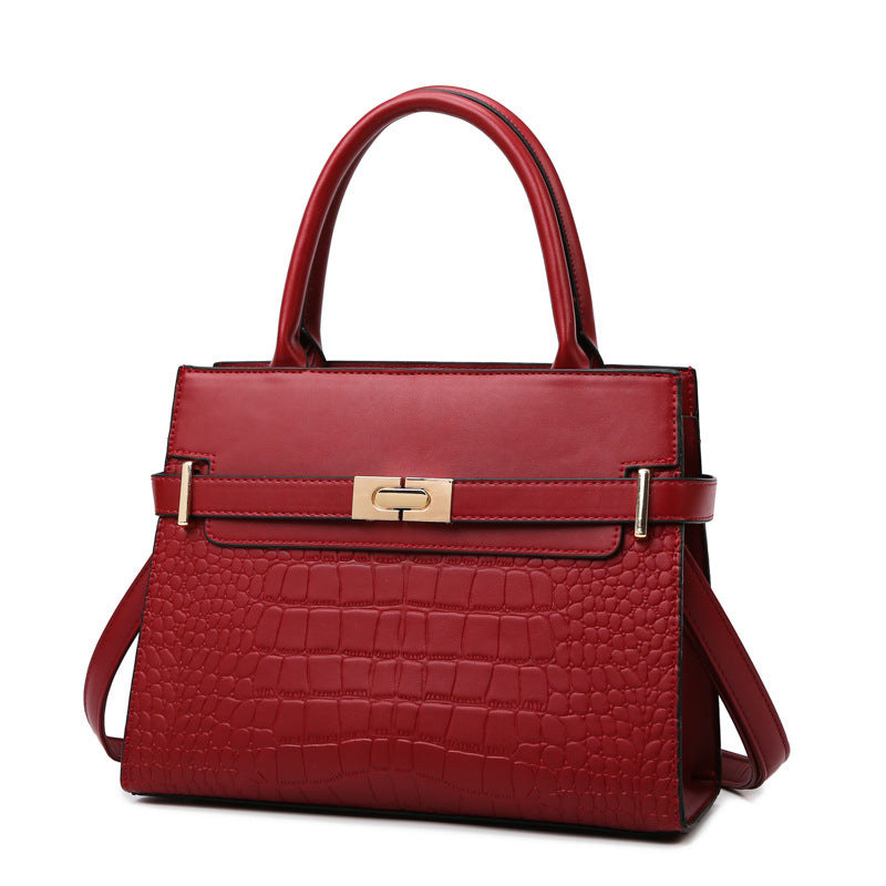 Women's Stone Pattern Match Sets Combination Shoulder Bags
