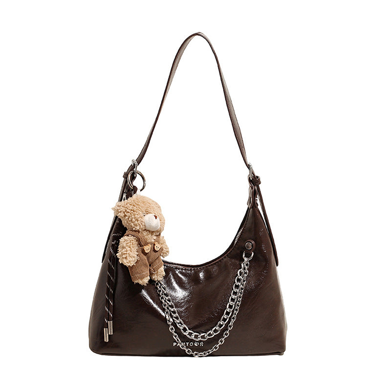 Women's French Minority Retro Chain Simple Stylish Shoulder Bags
