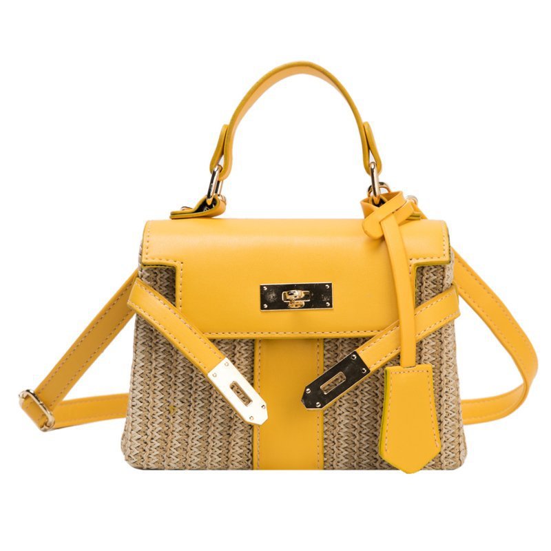 Women's Rattan Weave Beach Fashion Straw Crossbody Bags
