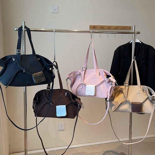 Women's Retro Large Capacity Fashion Korean Style Shoulder Bags