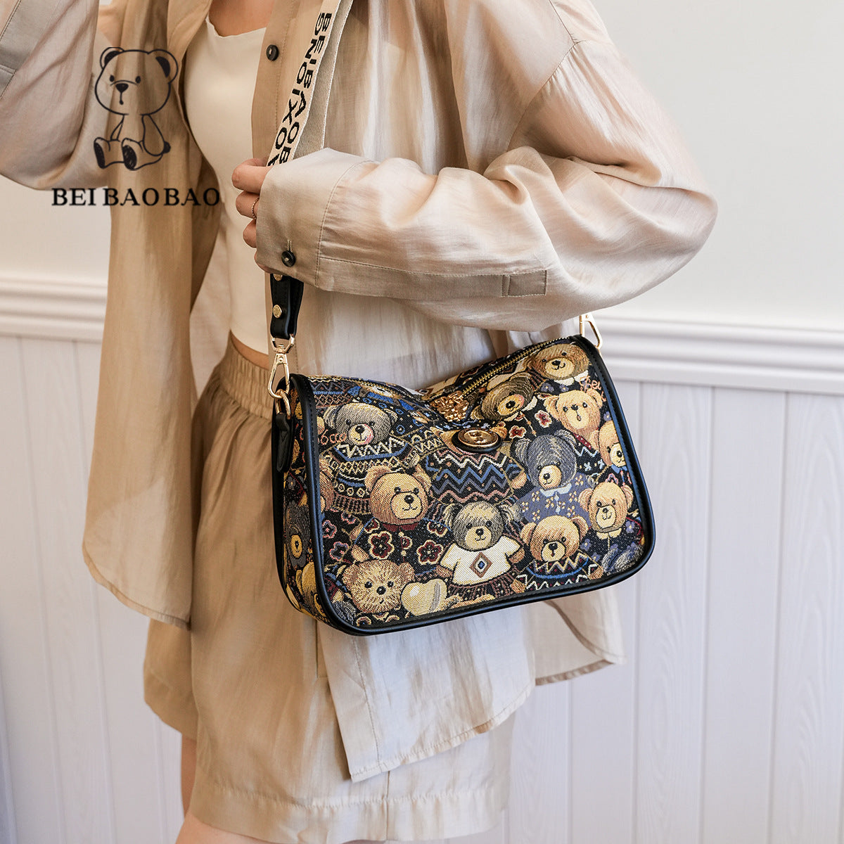 Women's Source Street Fashion Design Cartoon Little Bags