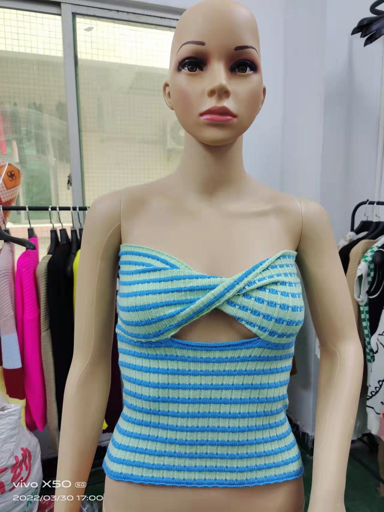 Women's Sexy Stripes Bandeau Tube Camisole Clothing