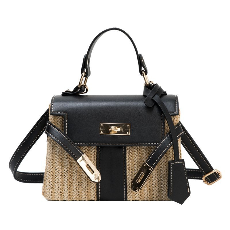 Women's Rattan Weave Beach Fashion Straw Crossbody Bags