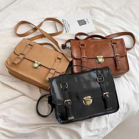 Women's Retro Korean Preppy Style Uniform Handbags