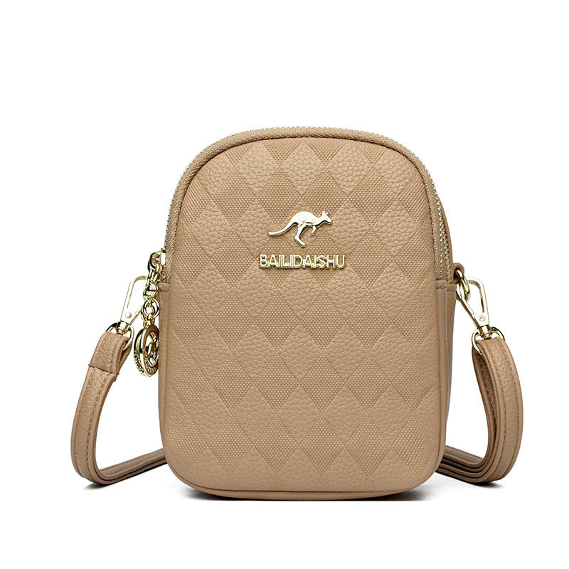 Women's Popular Plain Kangaroo Alligator Print Handbags
