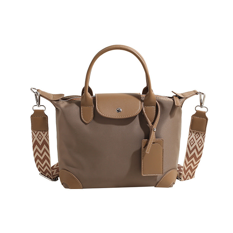 Women's Nylon Cloth Waterproof Portable Dumpling Fashionable Handbags