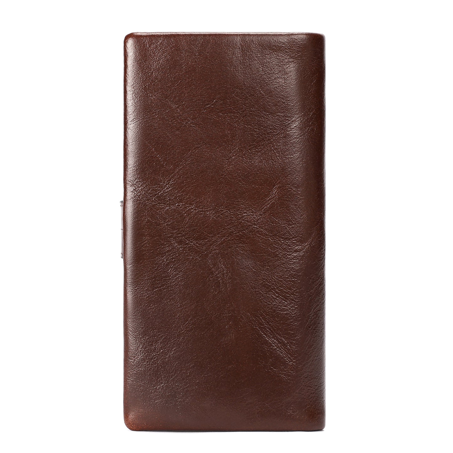Men's Leather Long 2 Fold First Layer Men's Wallets