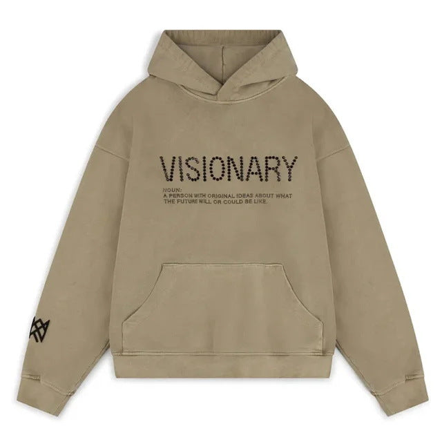 Rhinestone Loose American Personalized Trendy Autumn Wear Sweaters