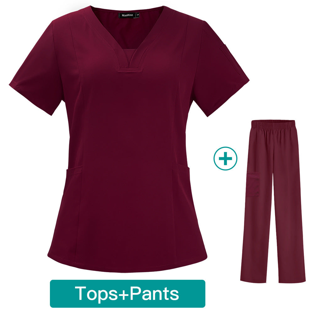 Gown Female Stomatologist Work Clothes Sleeve Male Hand Uniform