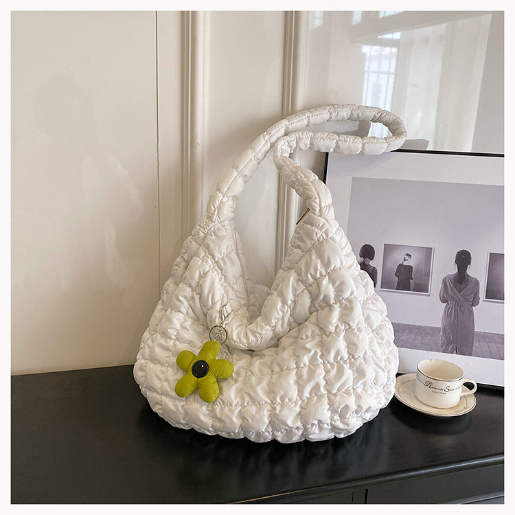 Women's Korean Style Cloud Fashion Large Capacity Small Square Bags