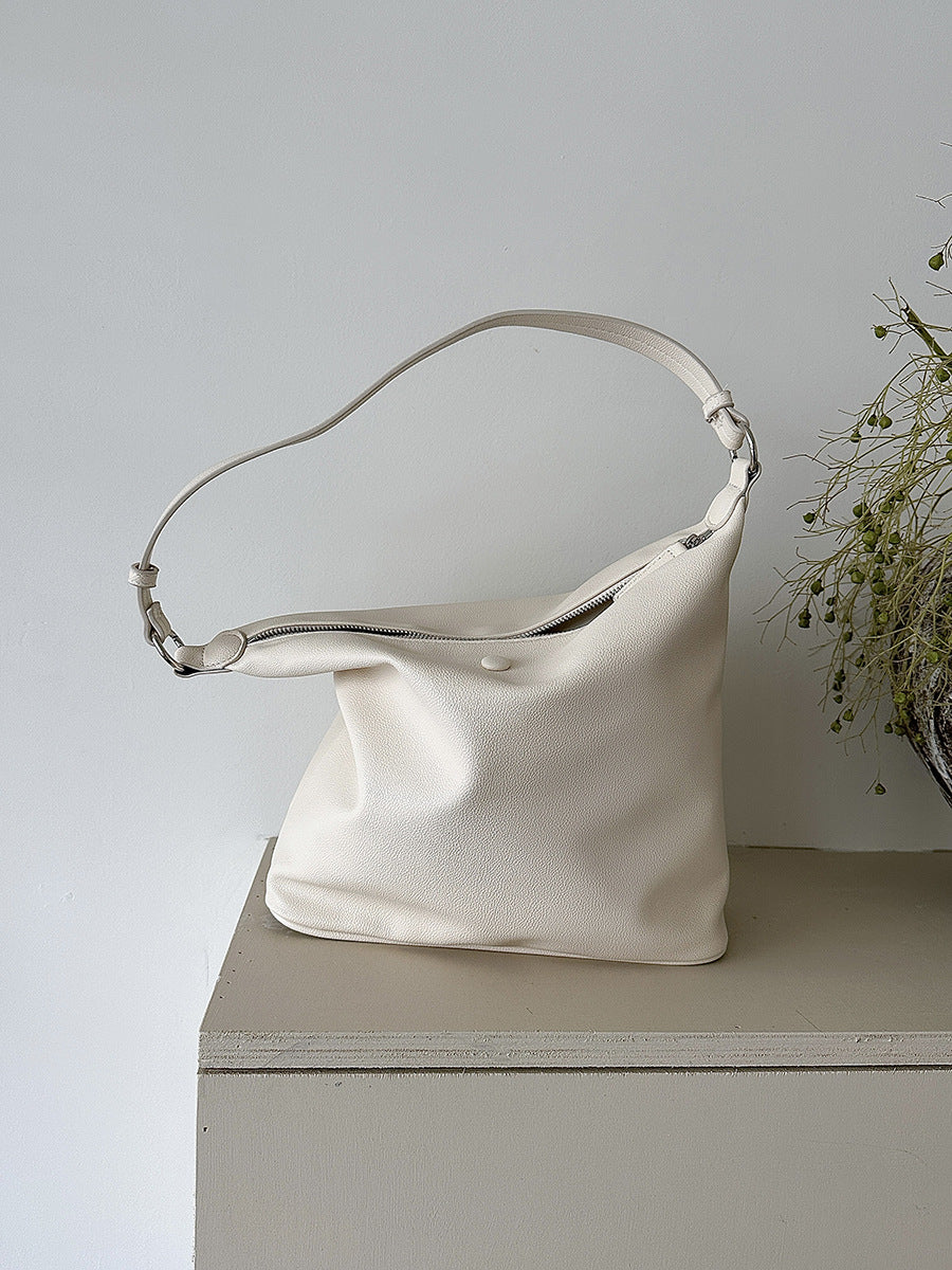 Women's Style Soft Leather Commuter Large Capacity Shoulder Bags