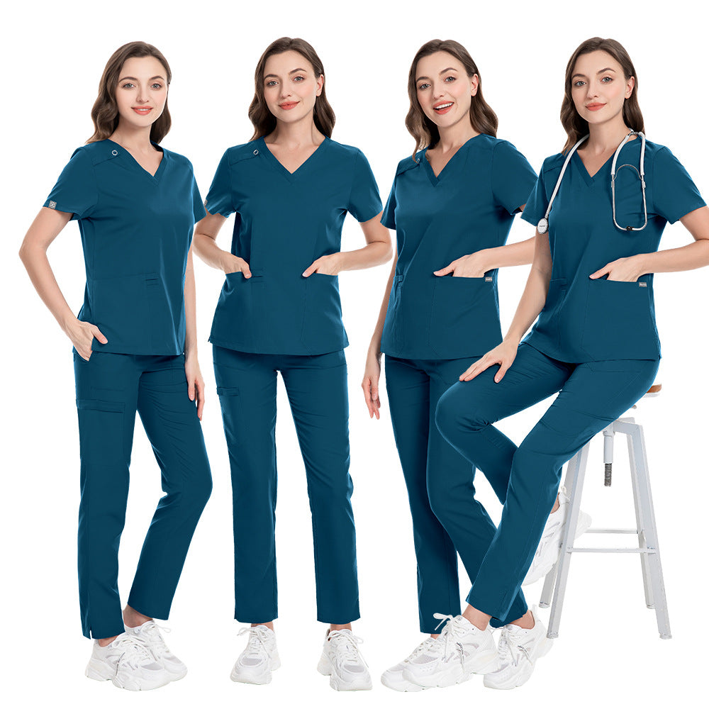 Split Cloth For Nursing Workers Lab Medical Uniform