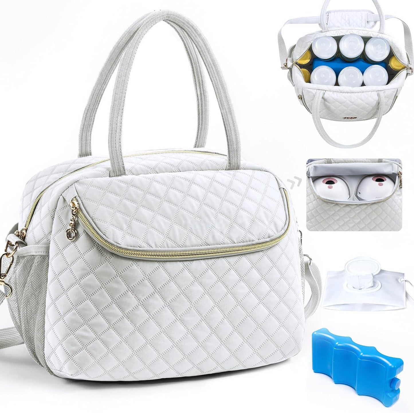 Diaper Quilted Maternal Storage For Moms Bags