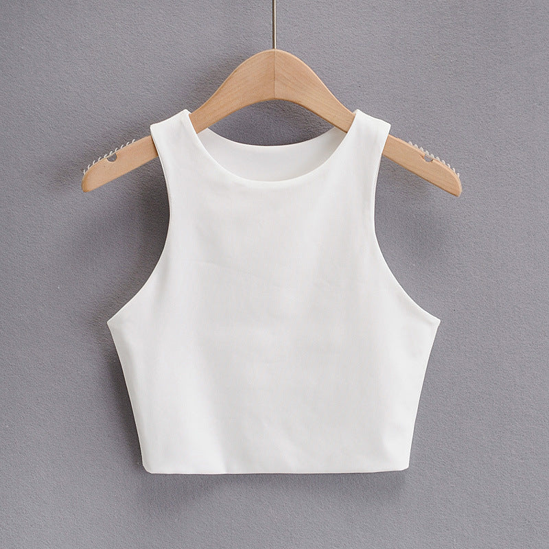 Women's Sexy Suspenders Casual Type Navel Bottoming Tops