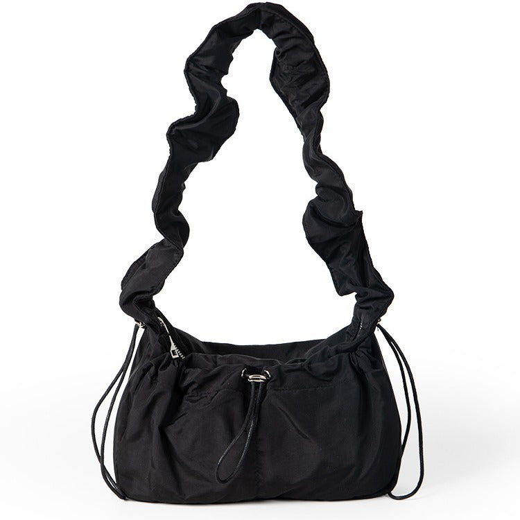 Women's Retro Temperament Fairy Pleated Underarm Spring Bags