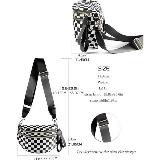 Women's Large Capacity Waterproof Nylon Cloth Crossbody Bags