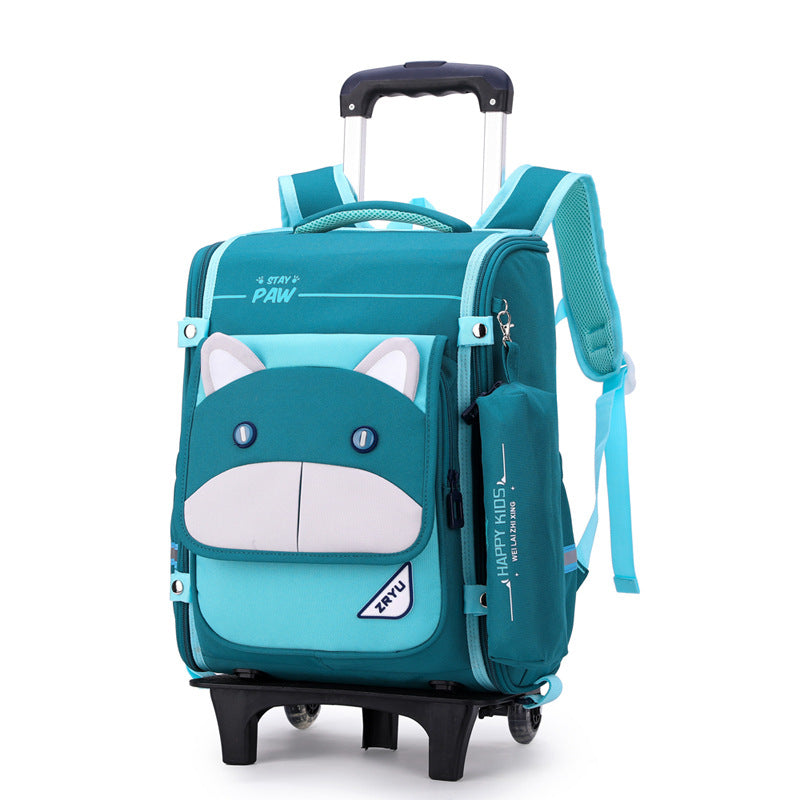 Women's & Men's Natural Fish Full Open Space Primary Grade Elementary School Students' Schoolbags