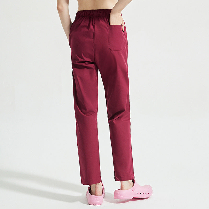 Nurse Elastic Waistband Tether Dental Dentist Pants