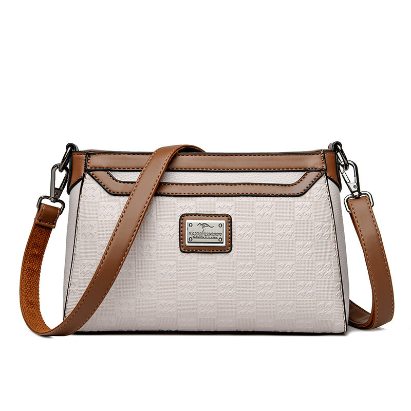 Women's Slouchy Elegant Fashion Rhombus Printed Crossbody Bags