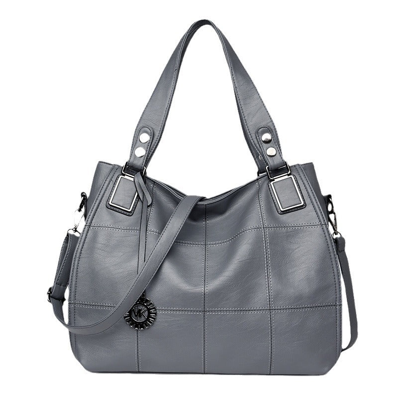 Women's Large Capacity Mom Soft Leather Tide Bags