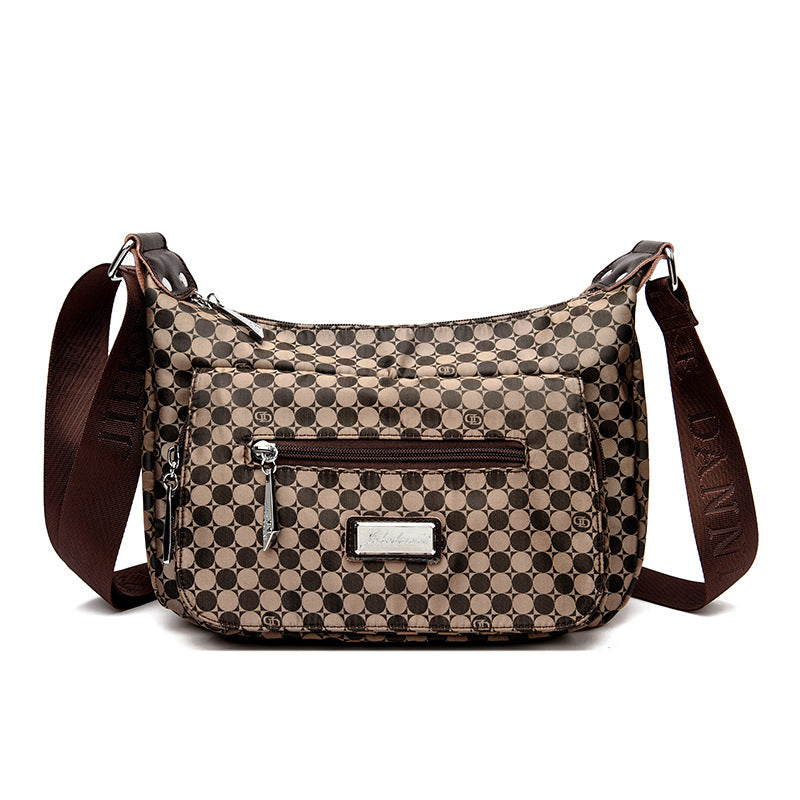 Women's Waterproof Oxford Cloth Large Capacity Printed Crossbody Bags