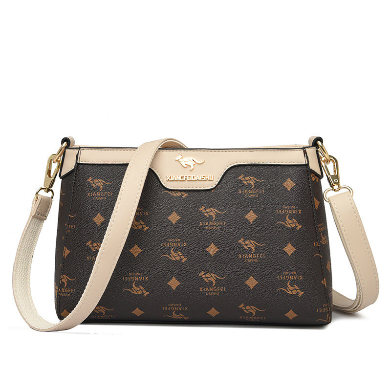 Women's Simple Versatile Large Capacity Soft Leather Crossbody Bags
