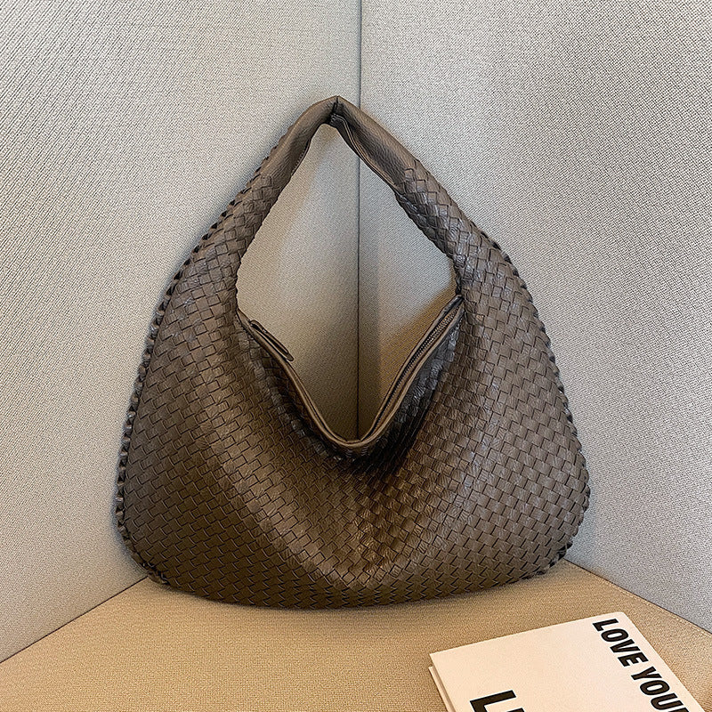 Women's Style High Sense Woven Elegant Underarm Bags