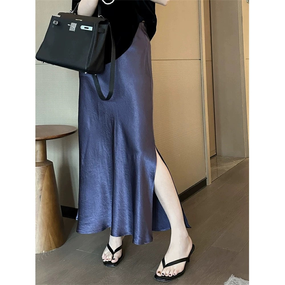 Popular Draping Effect High-grade Split Fishtail Dresses
