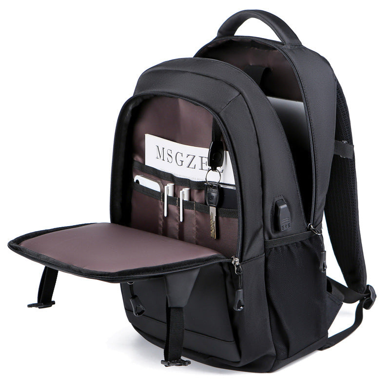 Men's Large Capacity Interface Computer Inner Pocket Backpacks