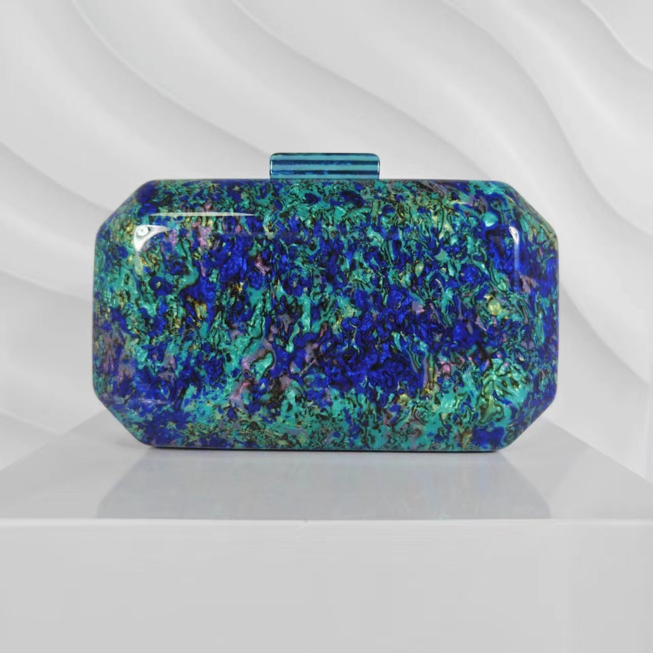 Women's Marble Fashion Summer Beach Acrylic Evening Bags