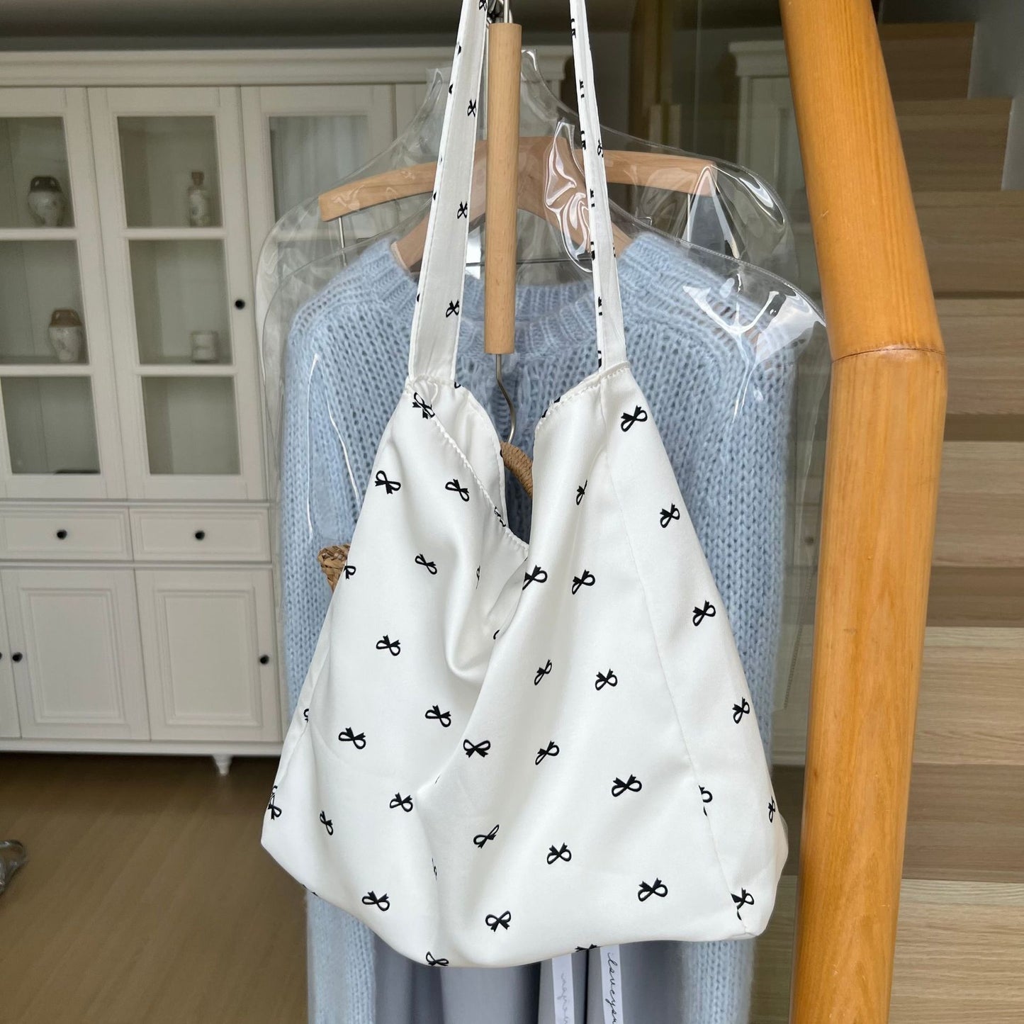 Women's Leopard Print Single Large Capacity Commuter Shoulder Bags