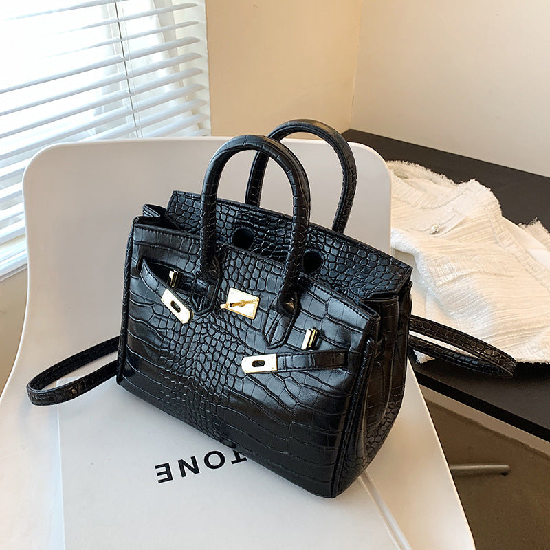 Women's Large Capacity Summer Fashion Trendy Stone Shoulder Bags