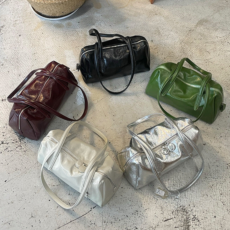 Women's Retro Niche High Sense Underarm Genuine Shoulder Bags