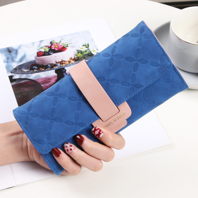 Women's Long Version Personality Large Capacity Mobile Ladies Wallet