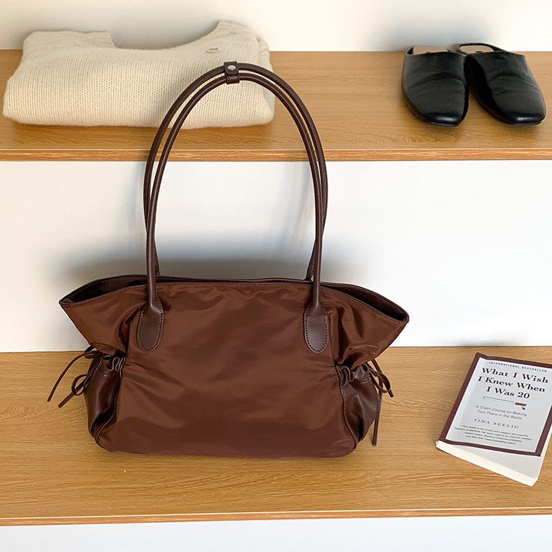 Women's Nylon Cloth Daily Commuter Large Capacity Tote Bags