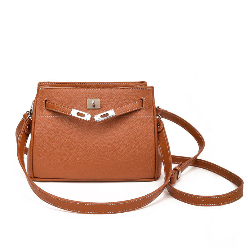 Women's Genuine Leather First Layer Cowhide Commuter Shoulder Bags