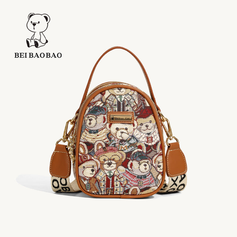 Women's Source Tide Fashionable Printed Portable Niche Crossbody Bags