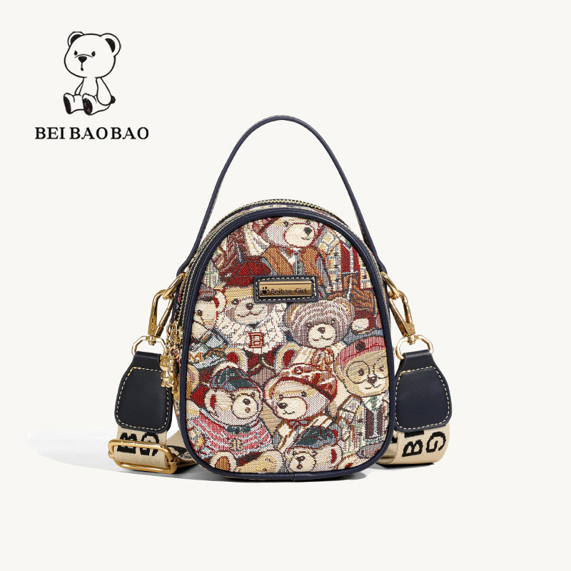 Women's Source Tide Fashionable Printed Portable Niche Crossbody Bags