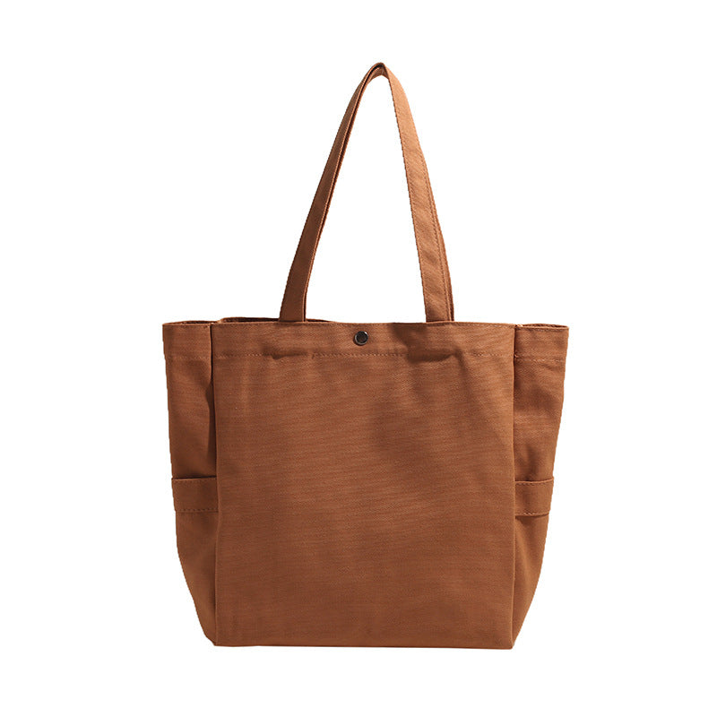 Women's Style Artistic Solid Color Large Capacity Versatile Women's Shoulder Bag