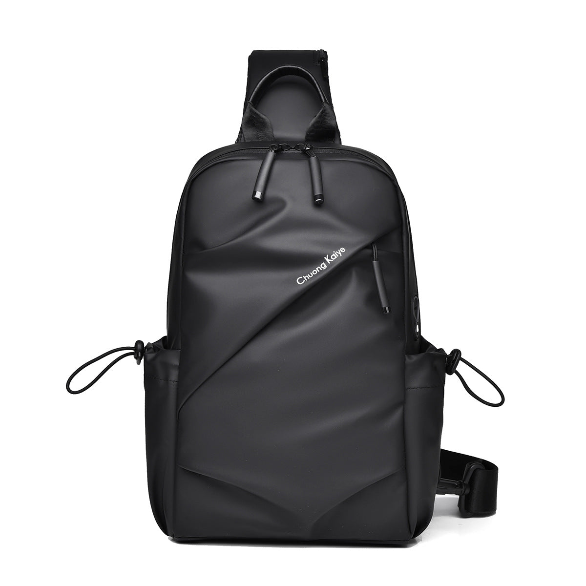 Men's Large Capacity Waterproof Oxford Cloth Green Men's Chest Bags