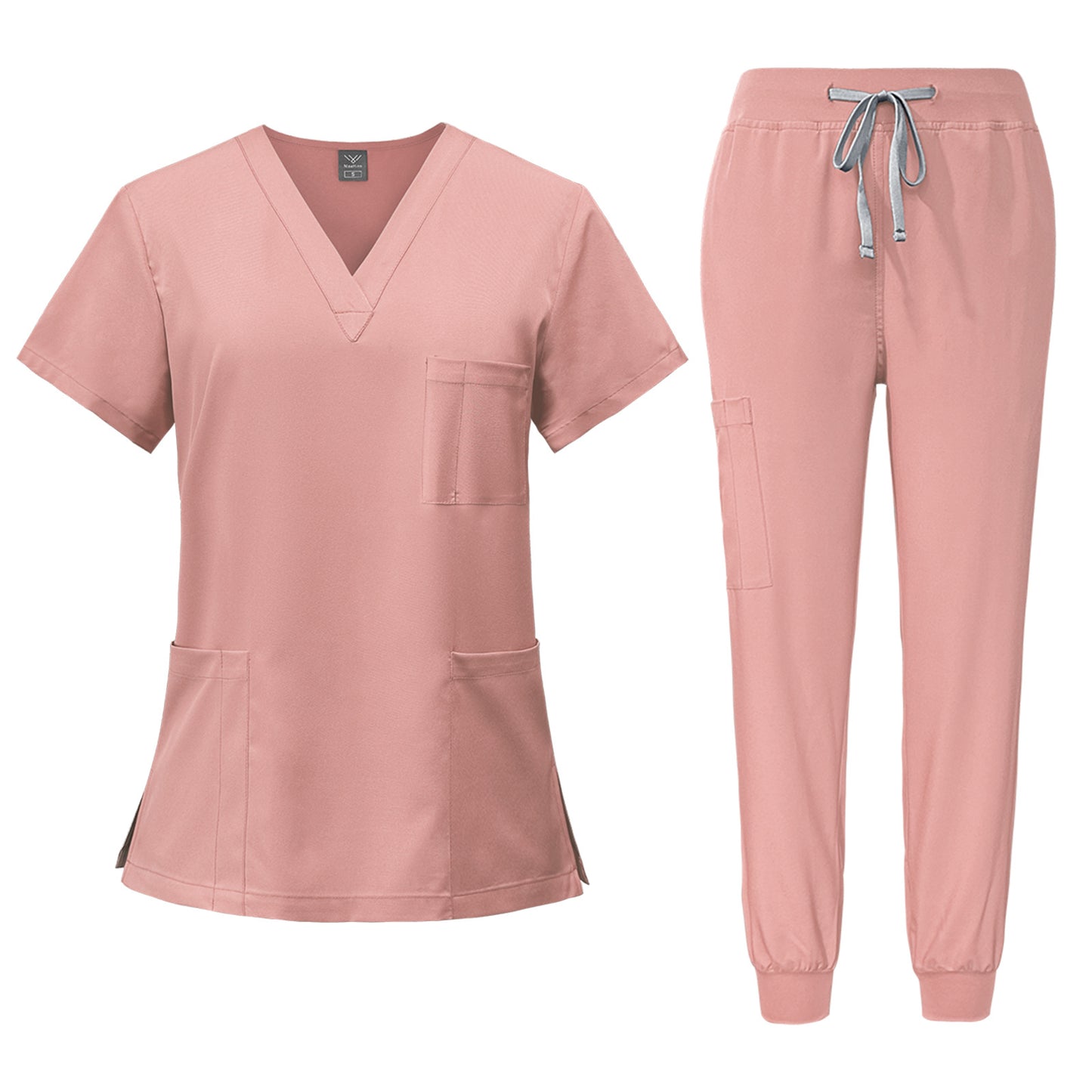 Women's & Men's Washing T-shirt Surgical Clothes Oral Nurse Suits