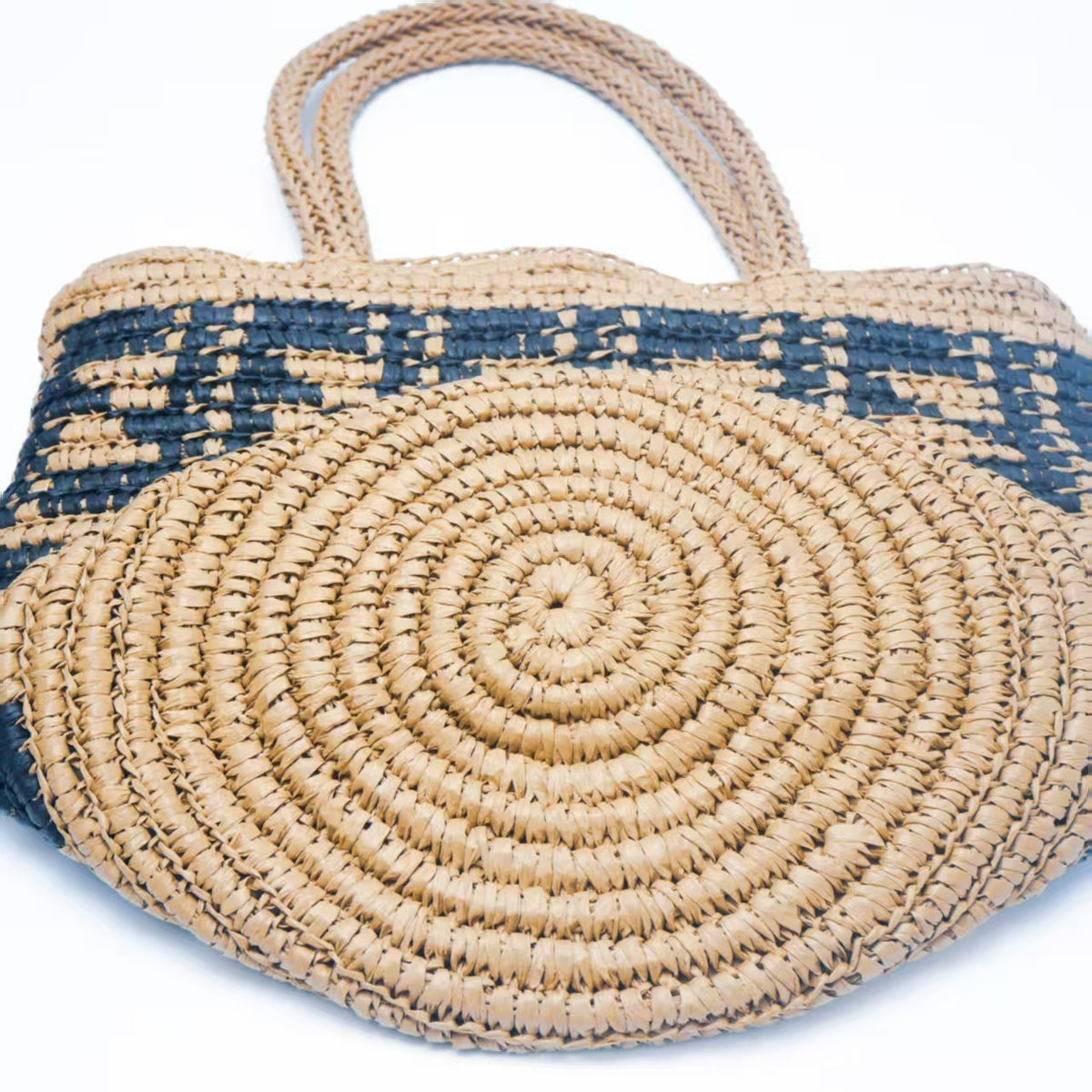 Design Ethnic Style Handmade Drawstring Woven Fashion Women's Shoulder Bag