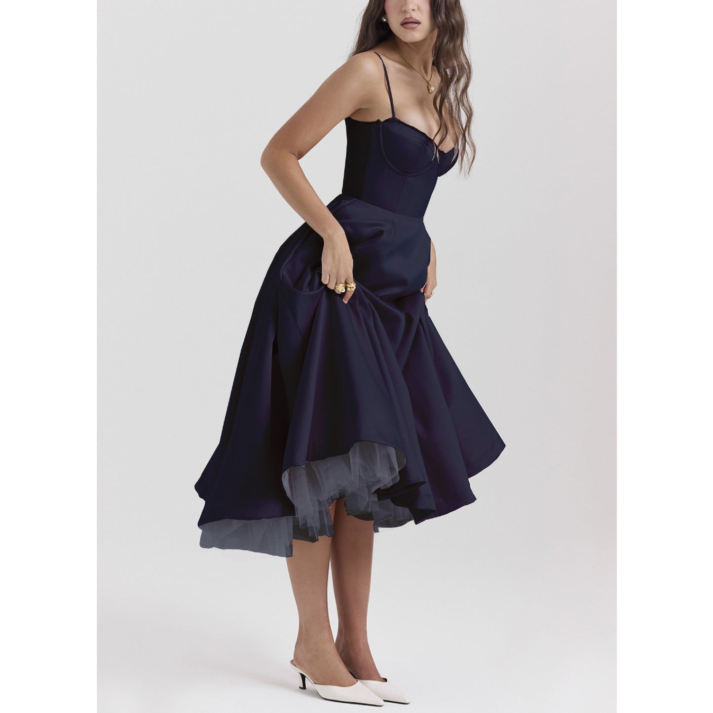Women's Sexy Brace Sleeveless Dress Pettiskirt Maxi Dresses