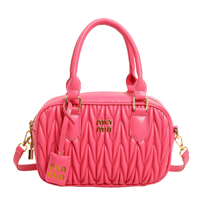 Women's Portable Bowling High-grade Simple Fashion Trendy Shoulder Bags